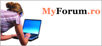 Pagina de start a forumului myforum.MyForum.ro